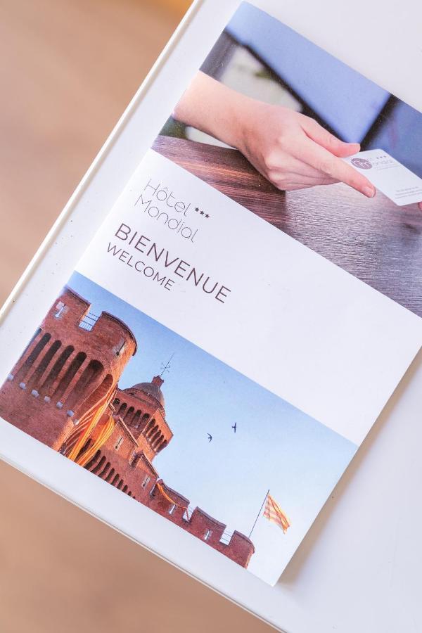 Hotel Mondial Perpignan Bagian luar foto